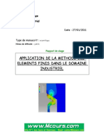 Application - de - La - Methode - Des - Elements - Finis - Dans - Le - Domaine - Industriel
