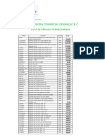 Lista de precios Scheneider-Telemecanique