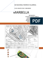 Marbella UNFV: Materiales y especificaciones técnicas