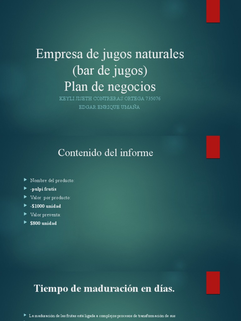 Combinaciones de Jugos Naturales | PDF | Fruta | Nutrición
