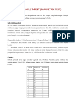 Uji Beda T-Test (Paired Sample T-Test) VS Wilcoxon