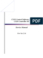 CXDI Control Software NE V2.16. Service Manual