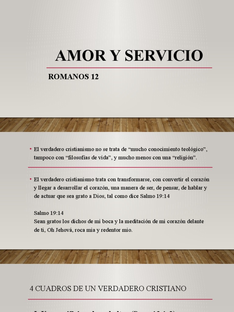 Amor y Servicio | PDF | Cristo (título) | Amor