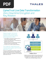 Zero-Downtime Encryption and Key Rotation: Ciphertrust Live Data Transformation