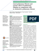 Combined Pulmonary Fibrosis and Emphysema: Effect of Pulmonary Rehabilitation in Comparison With Chronic Obstructive Pulmonary Disease