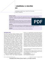 Pulmonary Rehabilitation in Interstitial Lung Diseases: Review