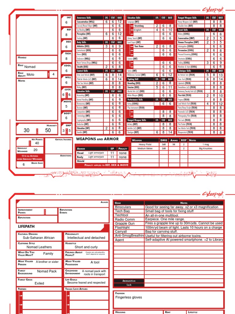 Awareness and Skill Proficiencies | PDF | Weaponry
