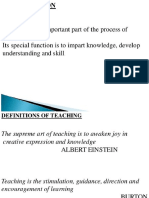 Concept of Teaching