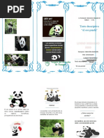 Triptico El Oso Panda