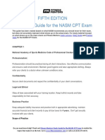 5th Edition Free Study Guide For The NASM CPT Exam PDF