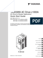 YASKAWA AC Drive-L1000A: Quick Start Guide