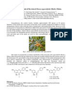 Chemical Constituents of The Stem of Bouea Oppositifolia (Roxb.) Meisn