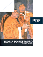 Teoria Do Restauro - Cesare Brandi PDF