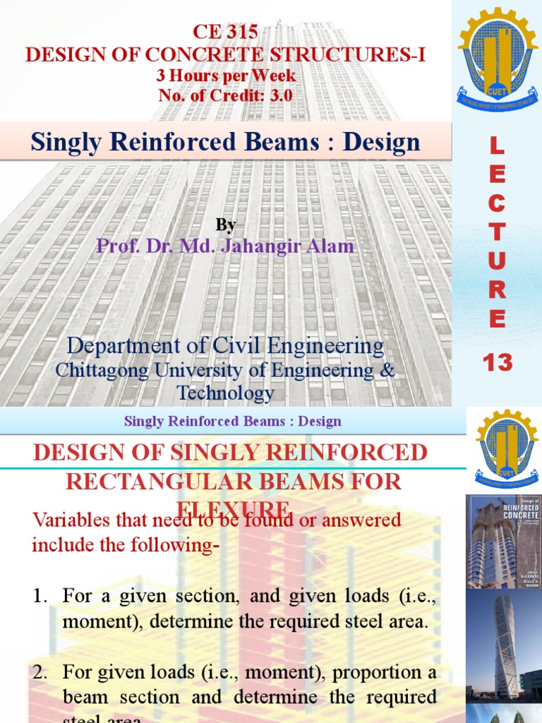 13 Singly Reinforced Beam 02 | PDF | Beam (Structure) | Bending