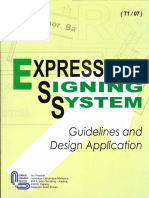 Expressway Signing System PDF