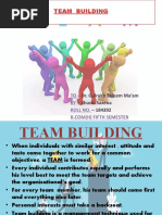 Story On Team Building