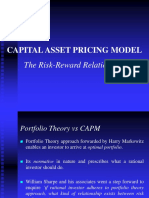 Capital Asset Pricing Model (Ch-6)