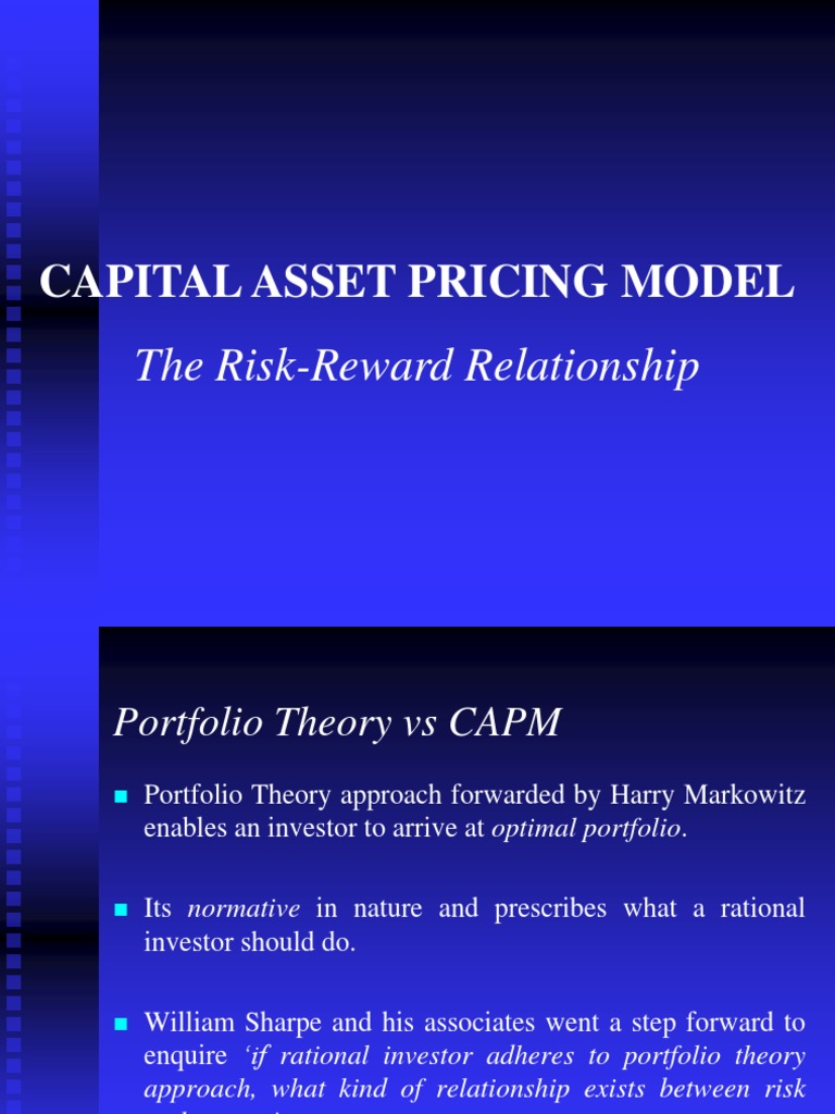 Understanding Capital Asset Pricing Model | PDF | Capital Asset Pricing ...