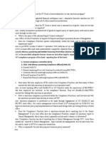 Central Compliance Committee (CCC) 2. Chief Anti Money Laundering Compliance Officer (CAMLCO) 3