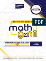 Math Genni Sample Paper Class 10 For 2 Year