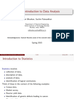 CL202: Introduction To Data Analysis: Mani Bhushan, Sachin Patwardhan