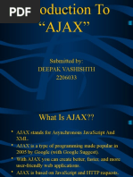 Introduction To AJAX