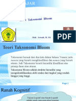 Bab 6 Teori Taksonomi Bloom