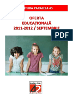 Oferta Educationala 2011 - 2012 PDF