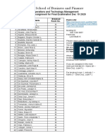 Final Exam in BME 15 Zoom and Breakout Room Assignment