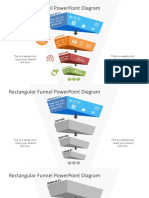 Rectangular Funnel Powerpoint Diagram: Awa Ren Ess