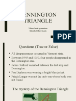 Bennington Triangle Disappearances