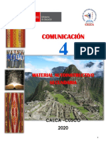 CUARTO - GRADO - Comunicación 2020