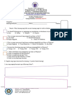 Summative Test For Araling Panlipunan