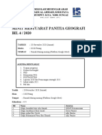 Minit Mesyuarat Panitia Geografi Bil 4 2020