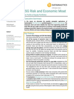 Sustainalytics - Portfolio Research - Combining ESG Risk and Economic Moat - Dec 2020 PDF