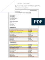 (03) Calendario Académico 2019 (ICQ +ICM Renovada) + (IEM Antigua)