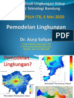 Webinar Pemodelan Lingkungan Asep Sofyan PSLH ITB Update PDF