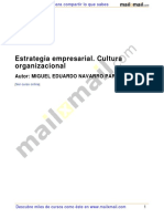 Estrategia Empresarial Cultura Organizacional 34530 PDF