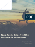 Django Tutorial-Build A Travel Blog PDF