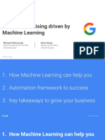 Search Advertising Driven by Machine Learning: Michaela Woloszczak Denis Dautaj