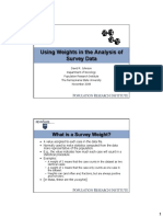 Johnson - Introduction To Survey Weights (PRI Version) PDF