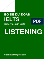 Bộ Đề Dự Đoán: Ielts