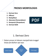 Proses morfologi bahasa