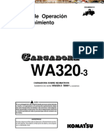 Manual de operación y mantenimiento de cargadora WA320-3