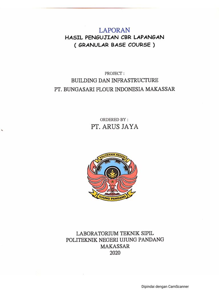 Pt. Arus Jaya, Base Course (Lpa) PDF | PDF