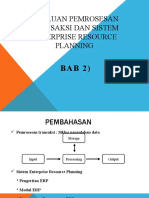 BAB 2 Tinjauan Pemrosesan Transaksi Dan Sistem Enterprise Resource Planning