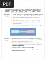 Communication Models