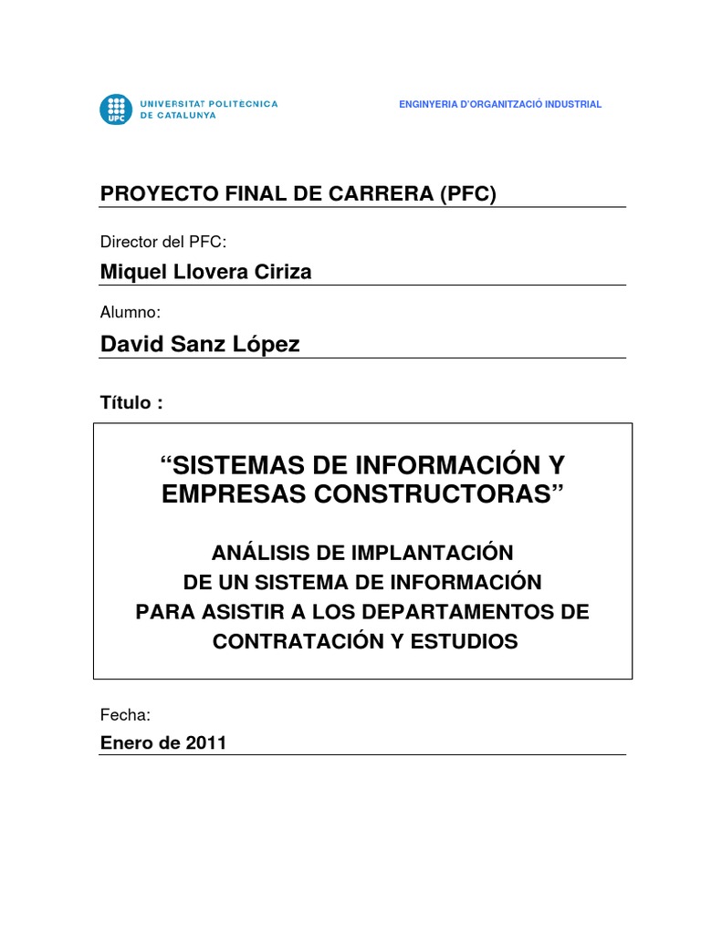PFC PDF | PDF | Tecnología de información y comunicaciones | Comunicación