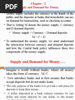 Chapter - 2 Supply and Demand For Money