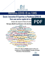 Savoir, Innovation & Expertise vs Pandémie COVID-19 - Vers une sortie rapide de la crise_Analyse des impacts & Voies de solutions